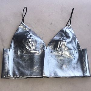 Metallic Bralette Top 💙